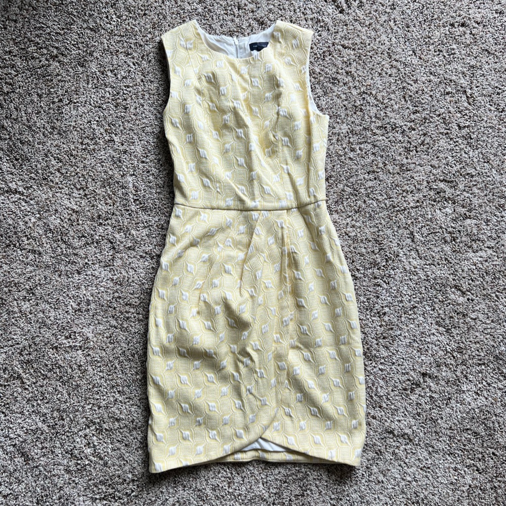 Yellow Patterned Skirt
